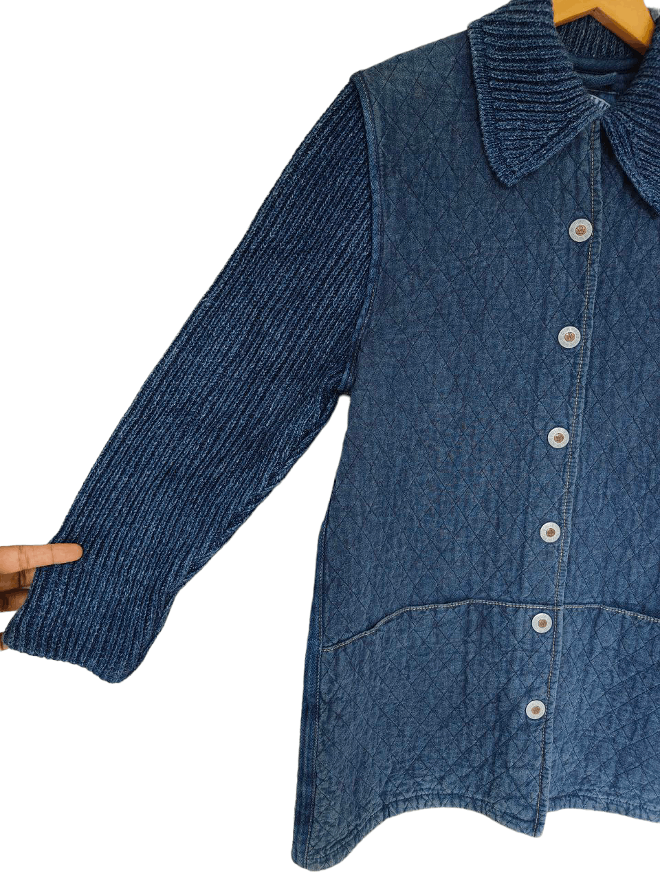 Vintage 💥LAST CALL💥 Blue Willi's Quilted Jacket Size US M / EU 48-50 / 2 - 5 Thumbnail