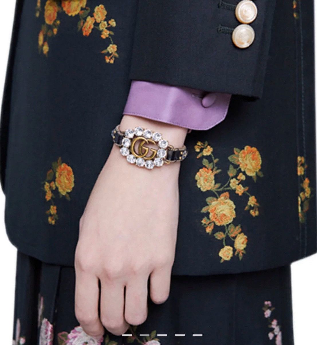 Gucci Gucci GG logo leather bracelet Size ONE SIZE - 8 Thumbnail