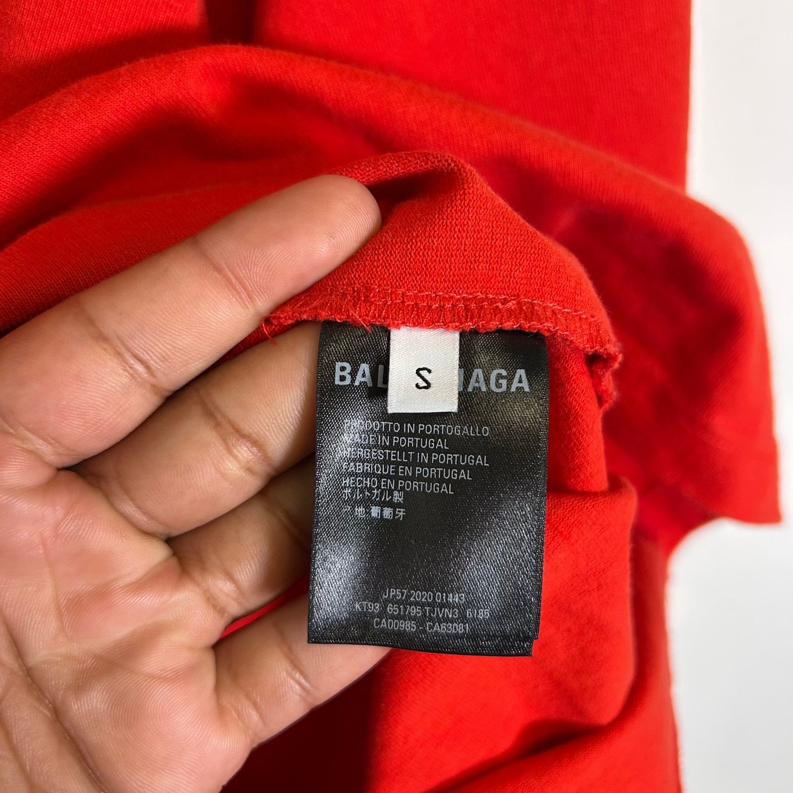 Balenciaga Balenciaga 'Hello My Name Is Demna' Distressed T-Shirt Size US S / EU 44-46 / 1 - 5 Thumbnail