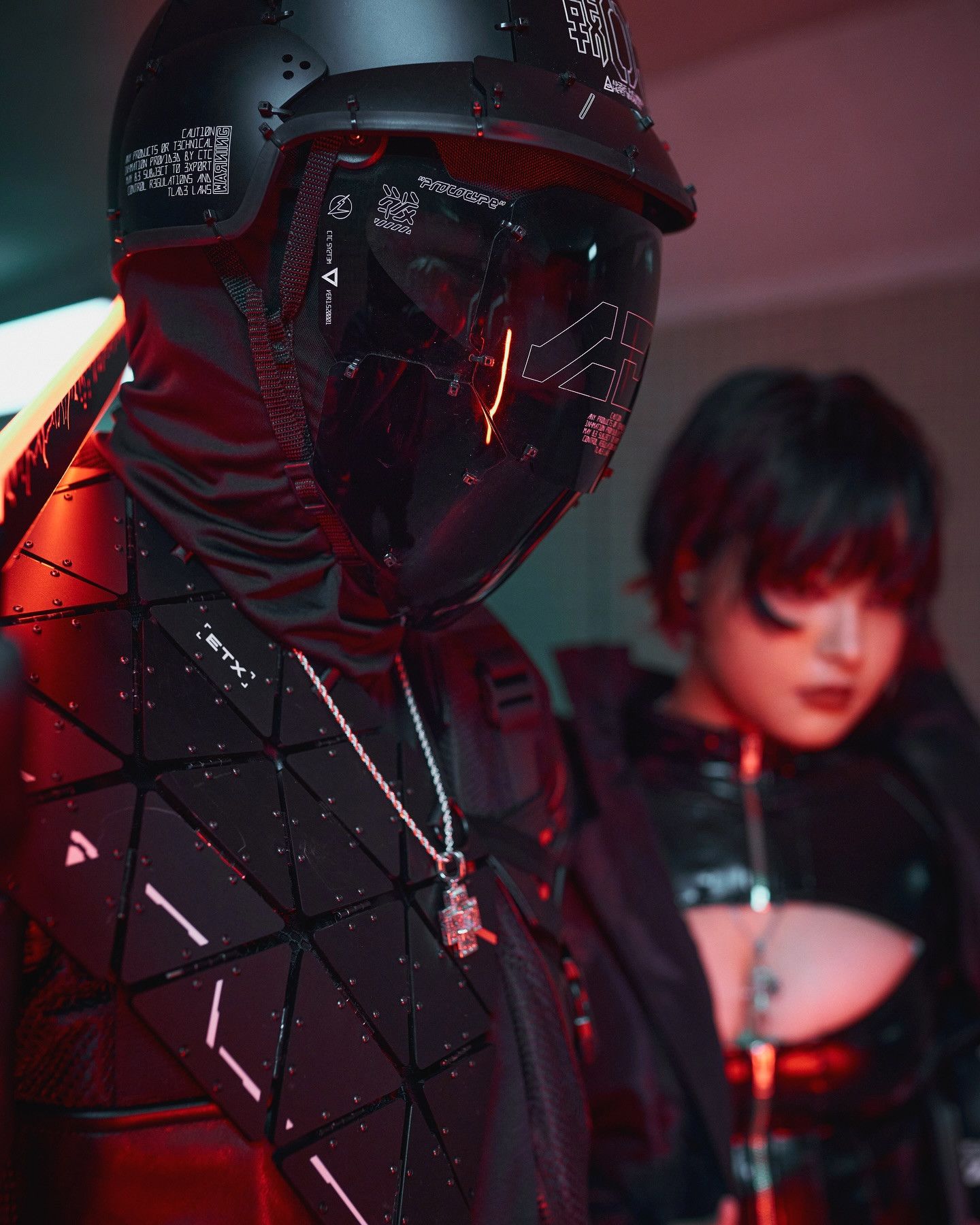 Japanese Brand Cyberpunk Face Shield Unit by CTCtyo (中央町戦術工芸) Size ONE SIZE - 22 Thumbnail