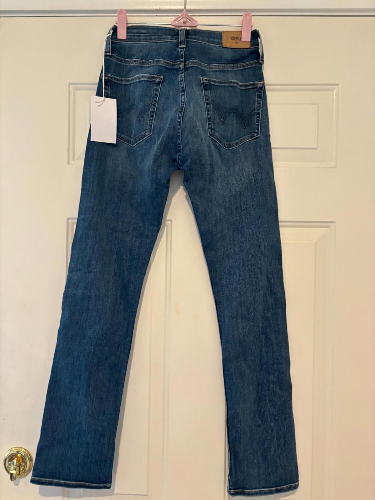 Edwin Women's Edwin straight leg stretchy jeans sz 24 #185 Size 24" / US 00 / IT 34 - 2 Thumbnail