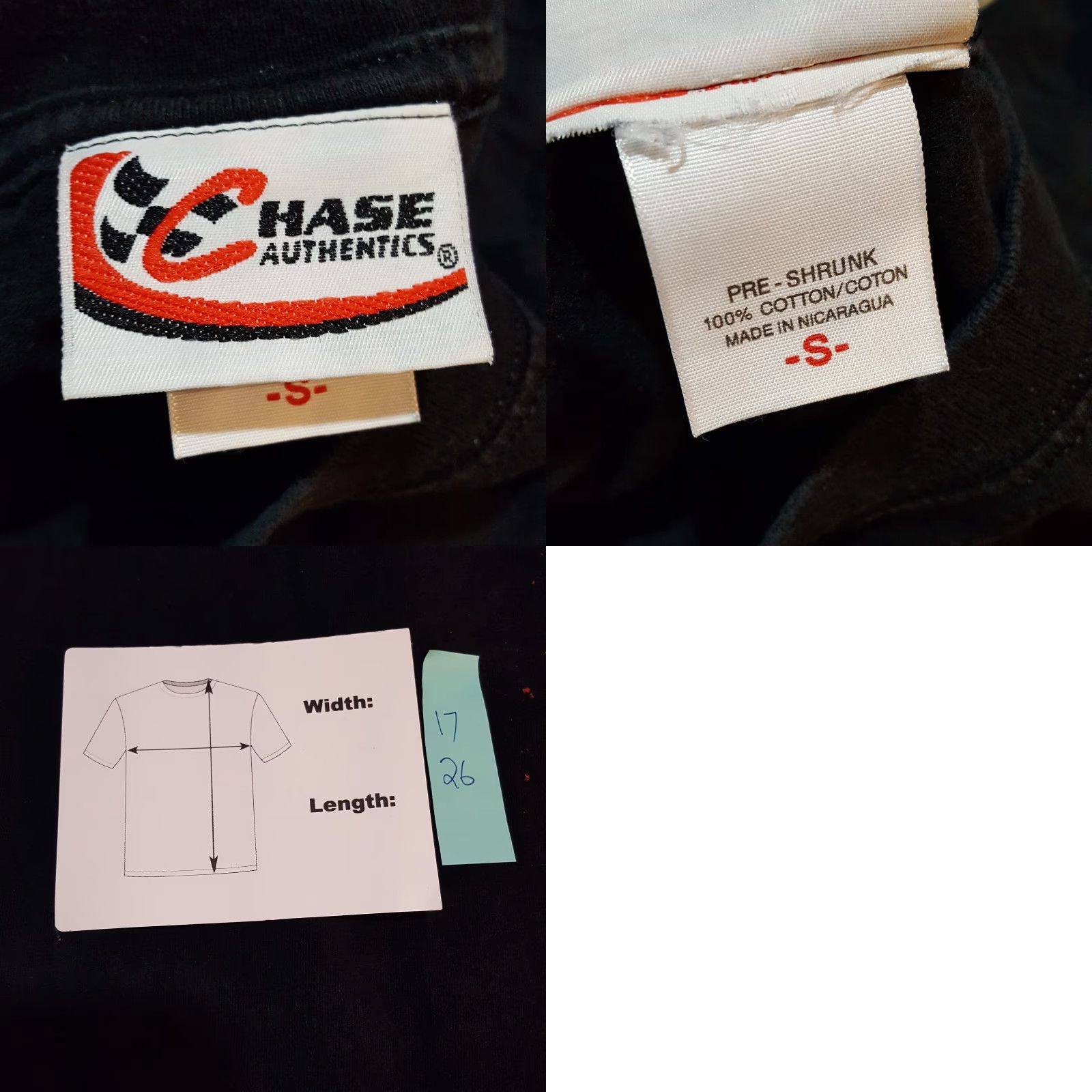 Chase Authentics VINTAGE Chase Authentics Tony Stewart NASCAR T-Shirt Small Black 90s Retro Car Racing Mens Size US S / EU 44-46 / 1 - 8 Thumbnail