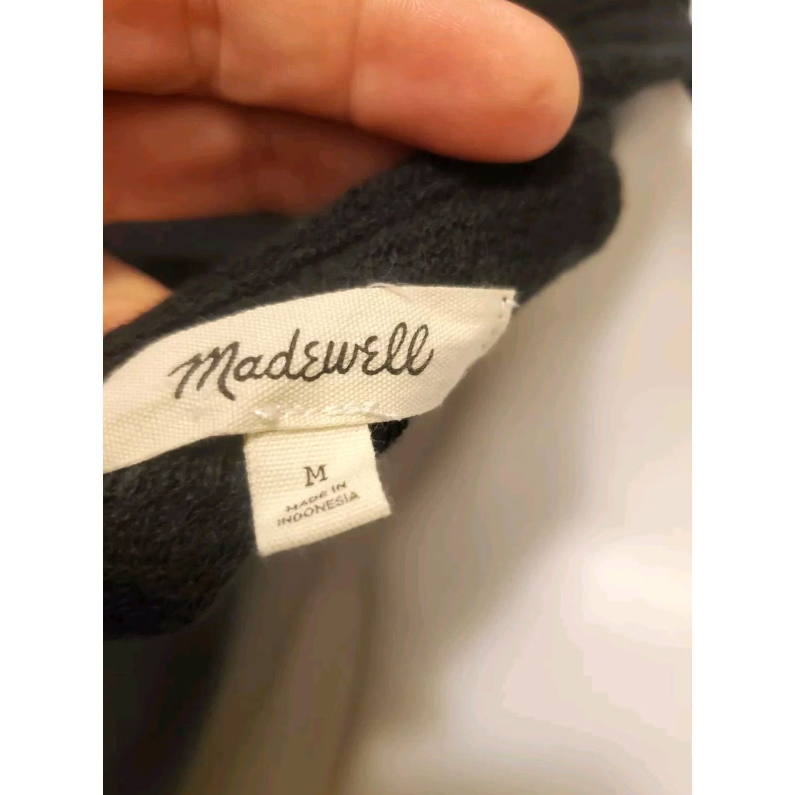 Madewell Madewell Black Linen Blend Textured Ruffle-Sleeve Tank Top Womens Medium Peasant Size M / US 6-8 / IT 42-44 - 6 Thumbnail