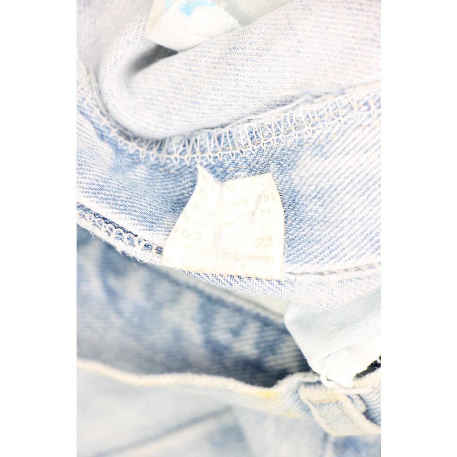 Lee Vintage Lee Light Wash Grunge High Waisted Boho Denim Jeans Size US 28 / EU 44 - 4 Thumbnail