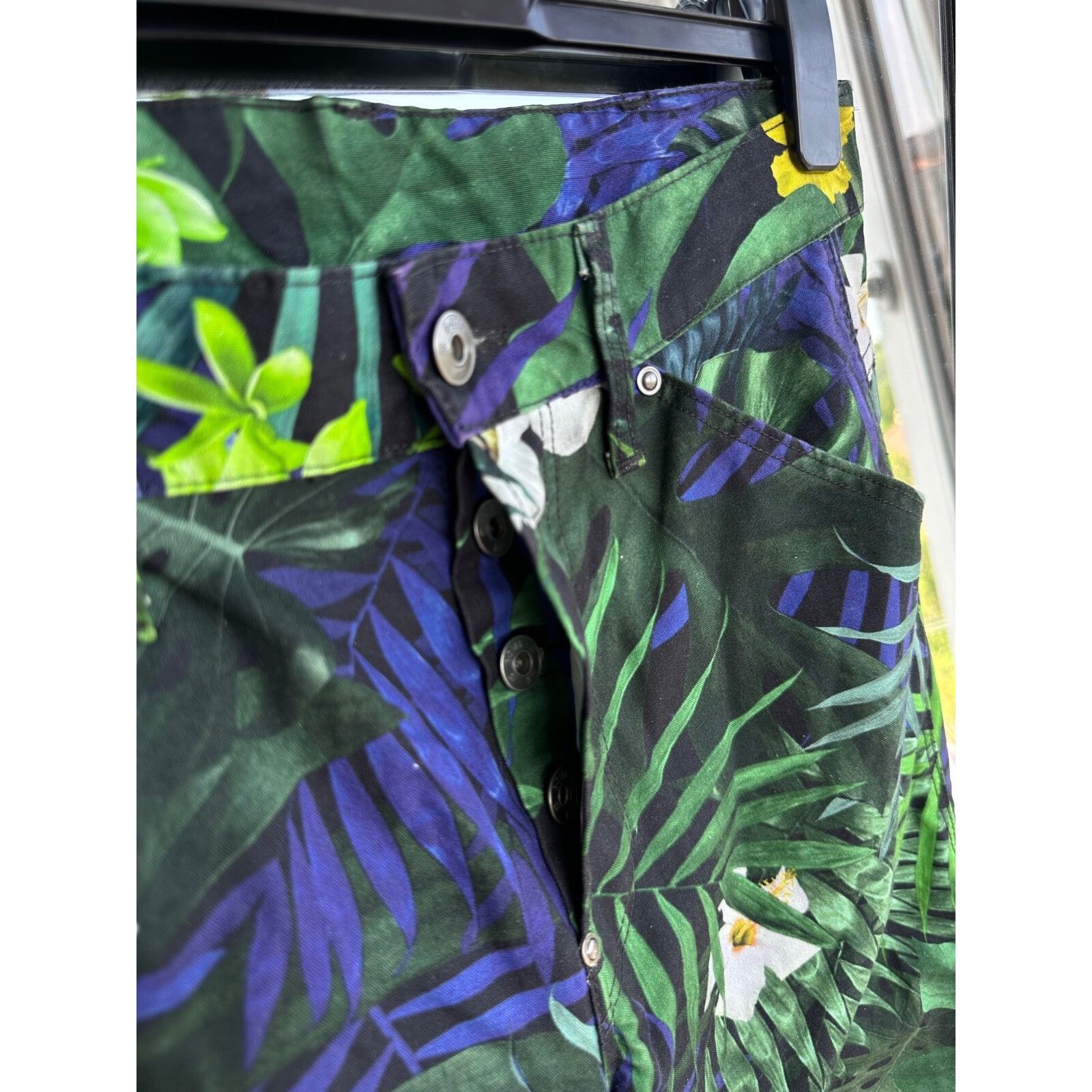 G-Star G Star Raw 5622 3D Tapered COJ Floral All Over Print Pants S Size US 29 - 7 Thumbnail
