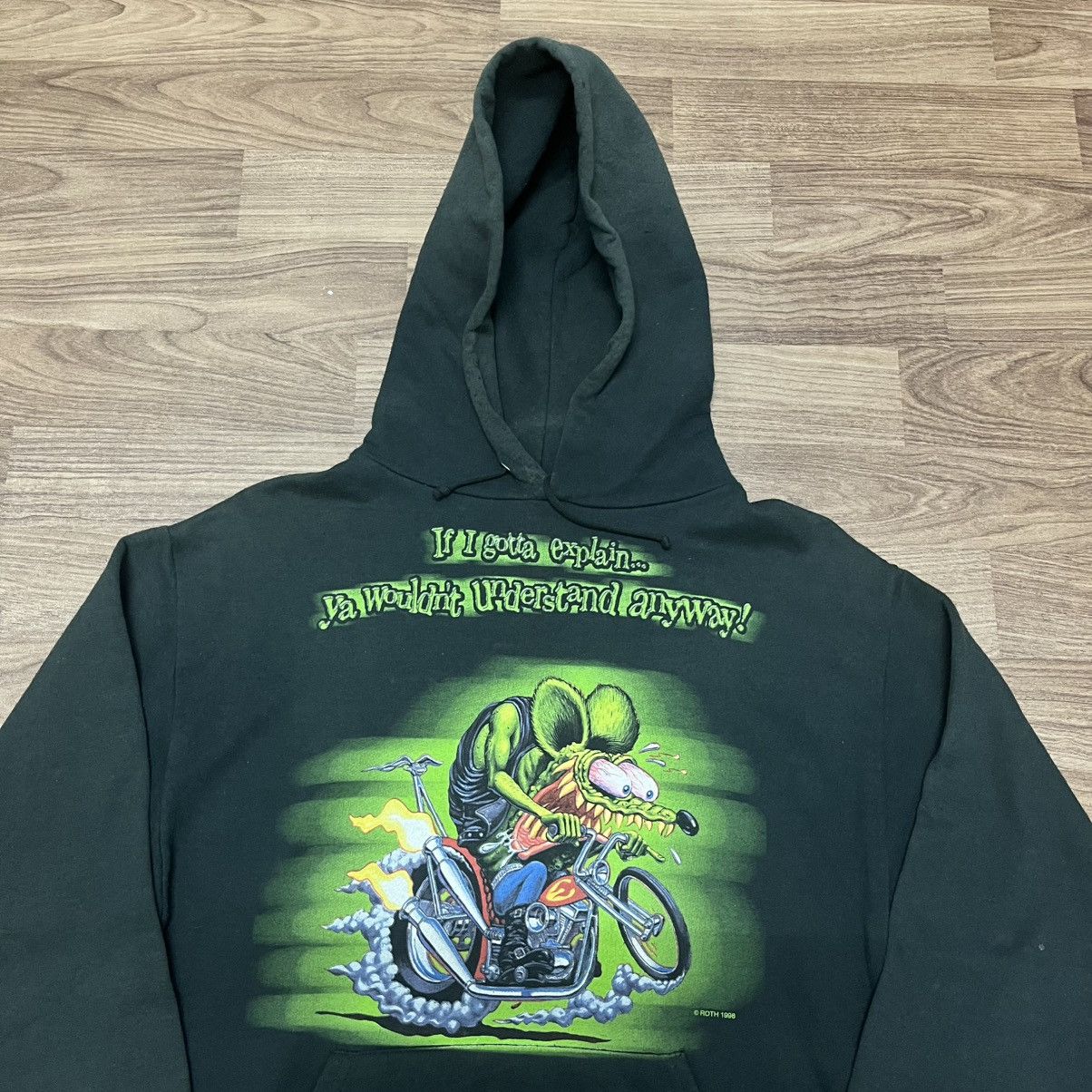 Other Rare Vintage Rat Fink 90s Hoodie Size US M / EU 48-50 / 2 - 2 Thumbnail