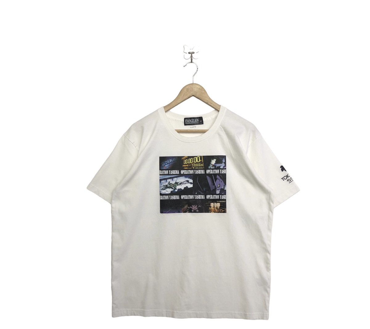 Anime Evangelion Tokyo 3 Operation Yashima Graphic Anime Tshirt Size US XL / EU 56 / 4 - 1 Thumbnail