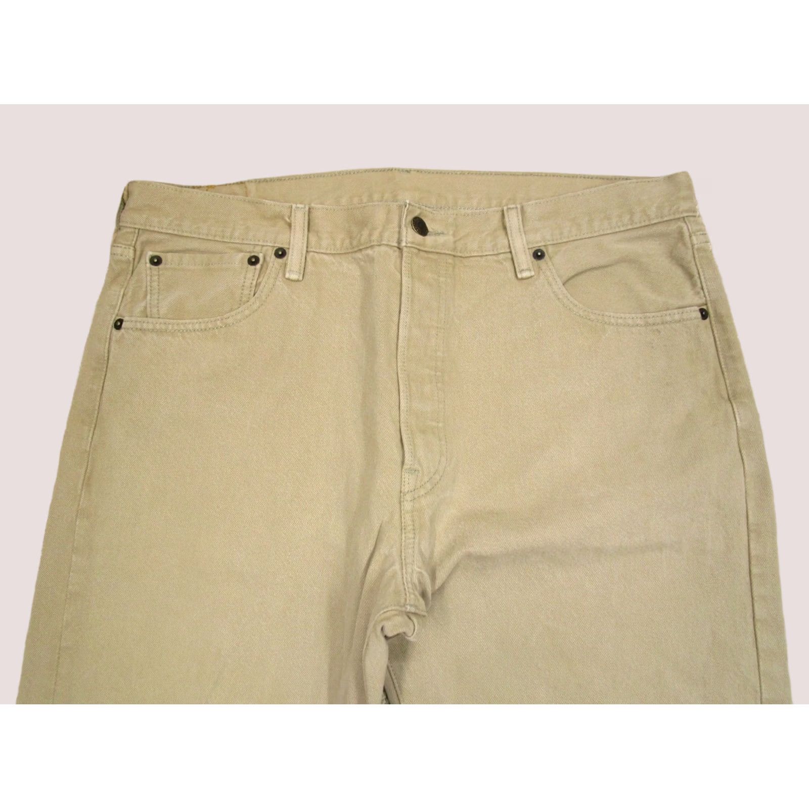 Levi's Levi's 501 Jeans Men 36x32 Light Wash Brown Button Fly Original Fit Denim Pants Shirt? Size US 36 / EU 52 - 1 Thumbnail