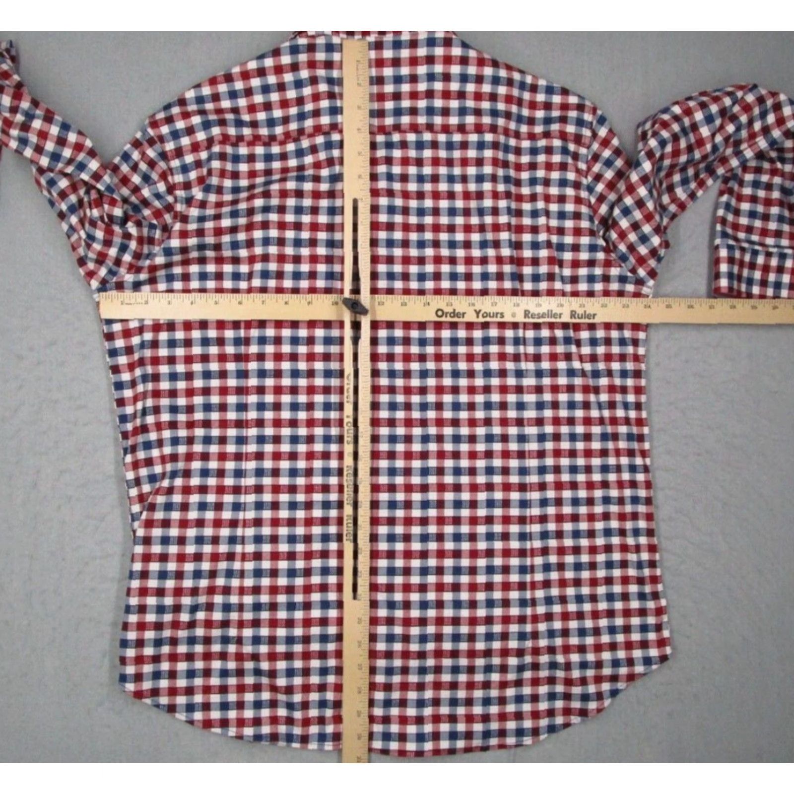Vintage VINTAGE Buttercloth Shirt Mens 2XL Long Sleeve Red Check Collared Button-Up Casual Fall Spring Summer Winter Men Size US XXL / EU 58 / 5 - 6 Thumbnail