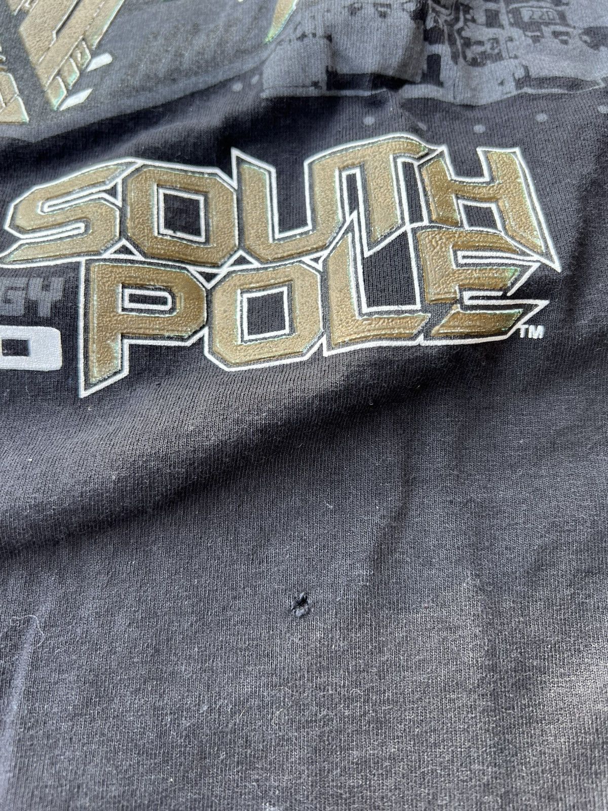 Southpole × Vintage Y2K Vintage South Pole Star T Shirt size XL Black Baggy JNCO Size US XL / EU 56 / 4 - 4 Thumbnail