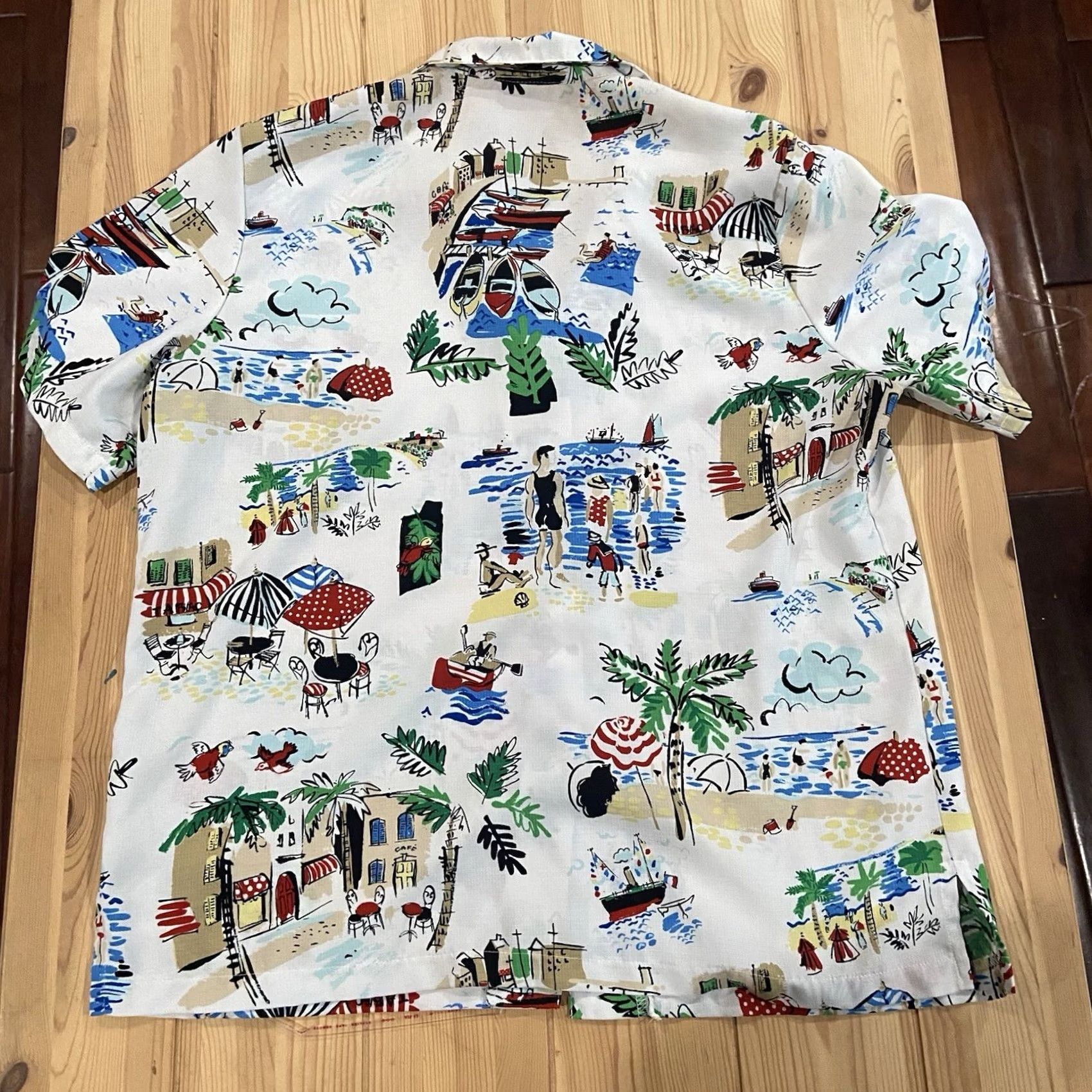 GRAFF VINTAGE Graff Button-Down Shirt White XL Men Collared 80s Workwear Short Sleeve Front Button Down Top Size US XL / EU 56 / 4 - 2 Thumbnail