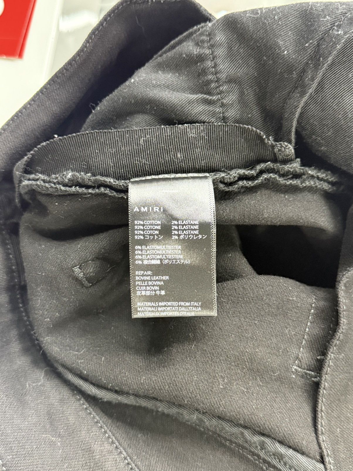 Amiri black on black patch amiri jeans Size US 32 / EU 48 - 5 Thumbnail