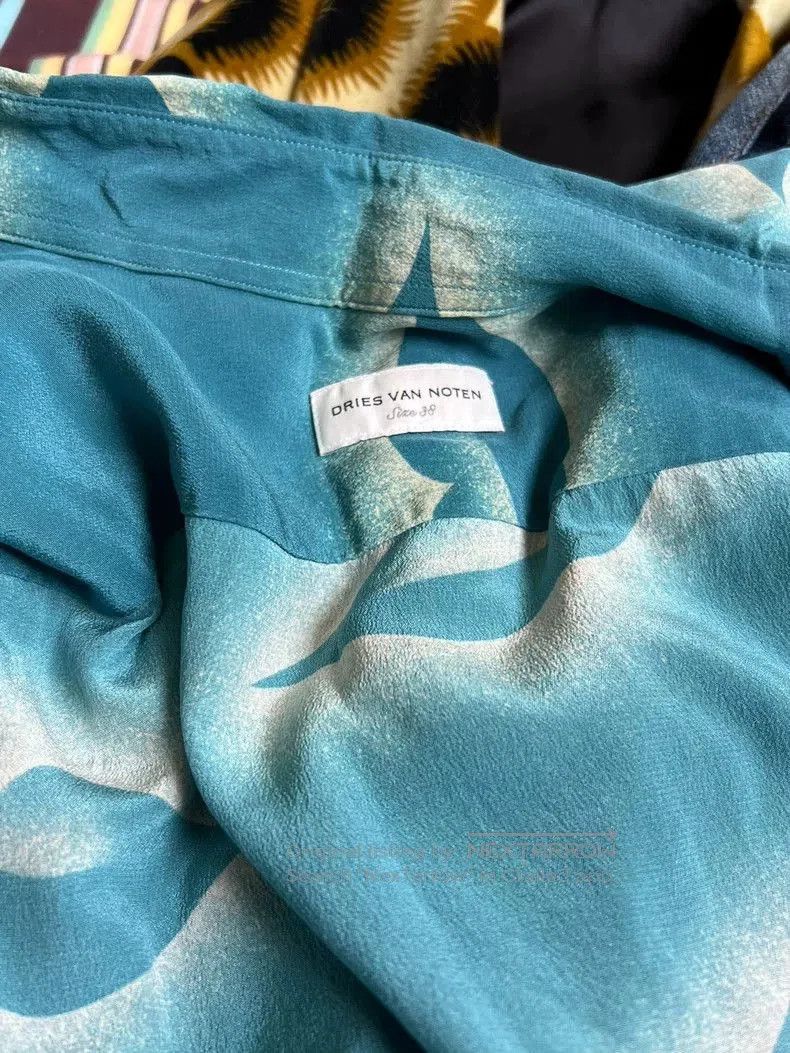 Dries Van Noten Dries Van Noten Silk Lip Print Shirt. Size US M / EU 48-50 / 2 - 8 Thumbnail