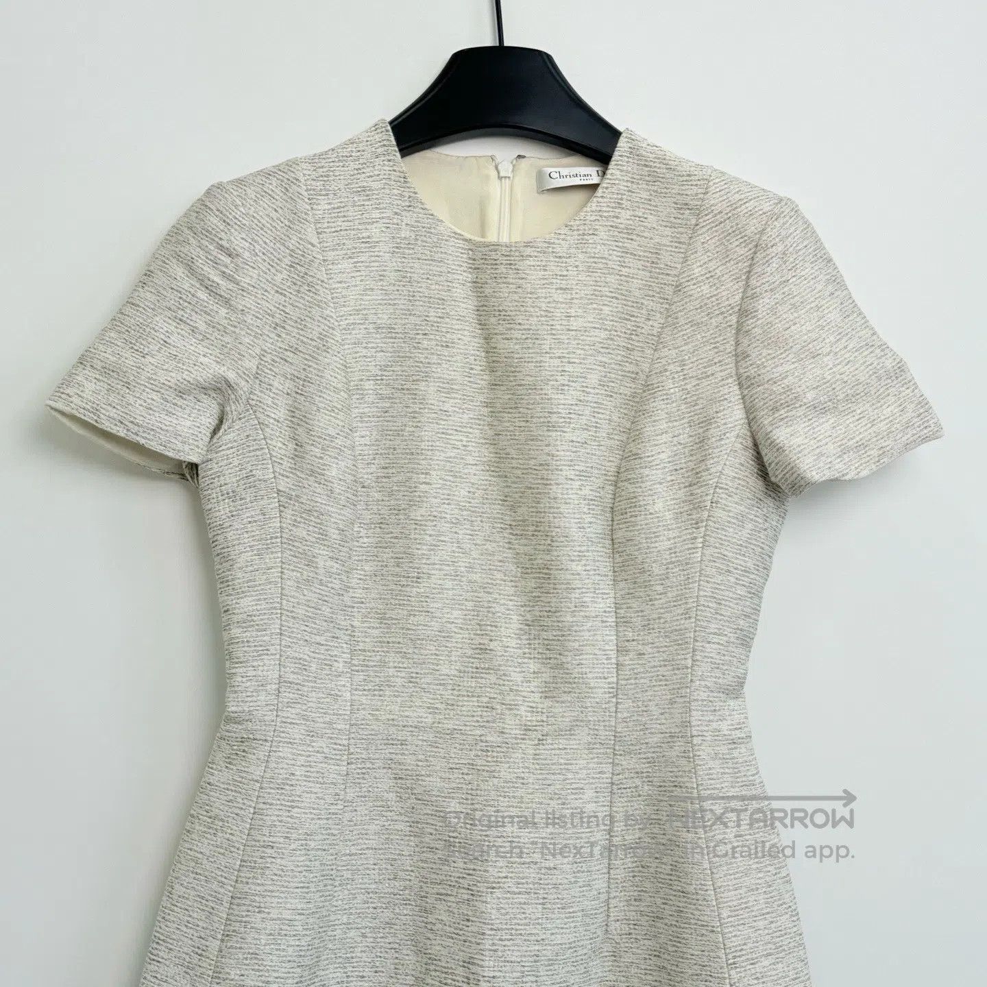 Dior Dior Waist-Cinched Short-Sleeve A-Line Dress| Size XS / US 0-2 / IT 36-38 - 2 Thumbnail