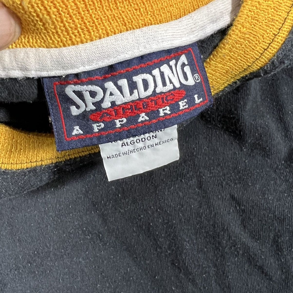 Spalding × Vintage Vintage Spalding Short Sleeve Ribbed T-Shirt Men's Size US L / EU 52-54 / 3 - 3 Thumbnail