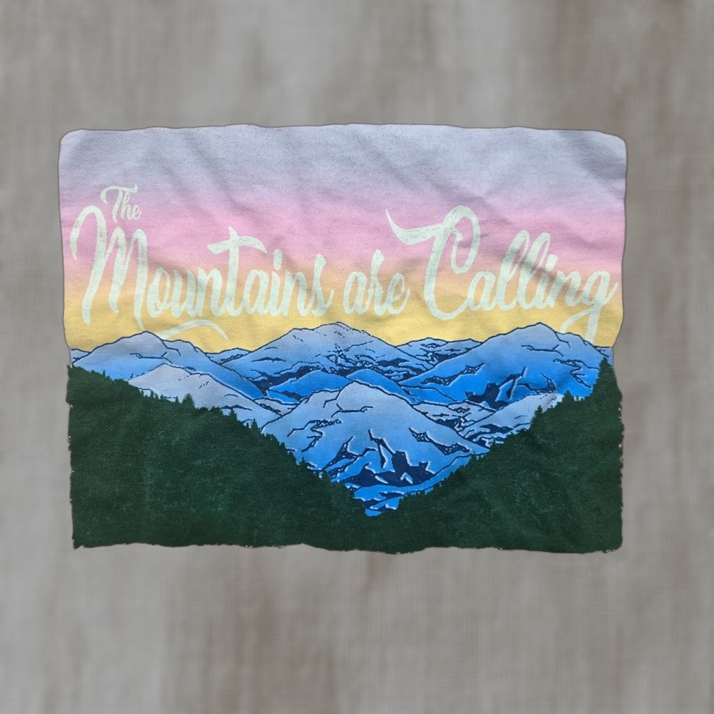 Vintage VINTAGE Southern Girl Prep Shirt Women 2XL Pink The Mountains Are Calling Long Sleeve 90s Womens Size XXL / US 16-18 / IT 52-54 - 1 Thumbnail