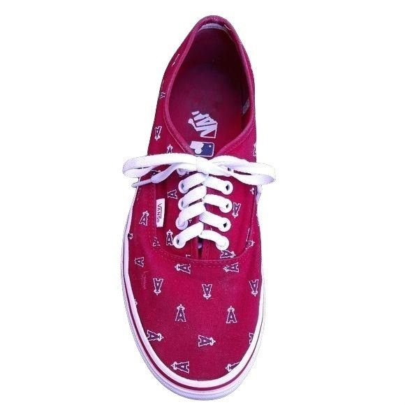 Vans Vans Low Top Sneakers Womens 11.5 Men 10 MLB Los Angeles Ang Size US 10 / EU 43 - 6 Thumbnail