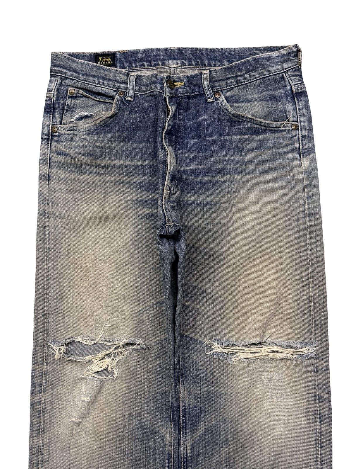 Lee Vintage 00s Lee Riders Japan Denim Jeans | Heavy Fade | W34 Size US 34 / EU 50 - 4 Thumbnail