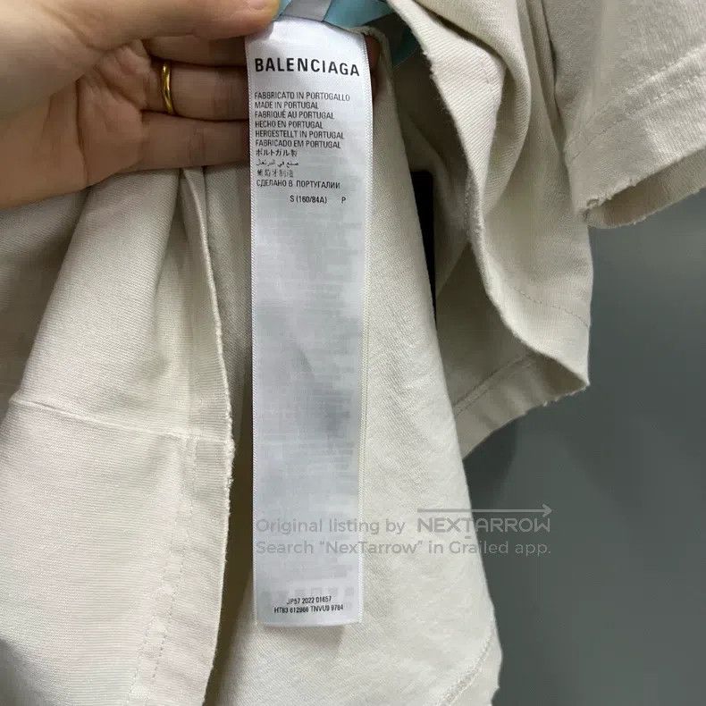 Balenciaga Balenciaga Solid Color Double B Letter Short Sleeve Size US S / EU 44-46 / 1 - 3 Thumbnail