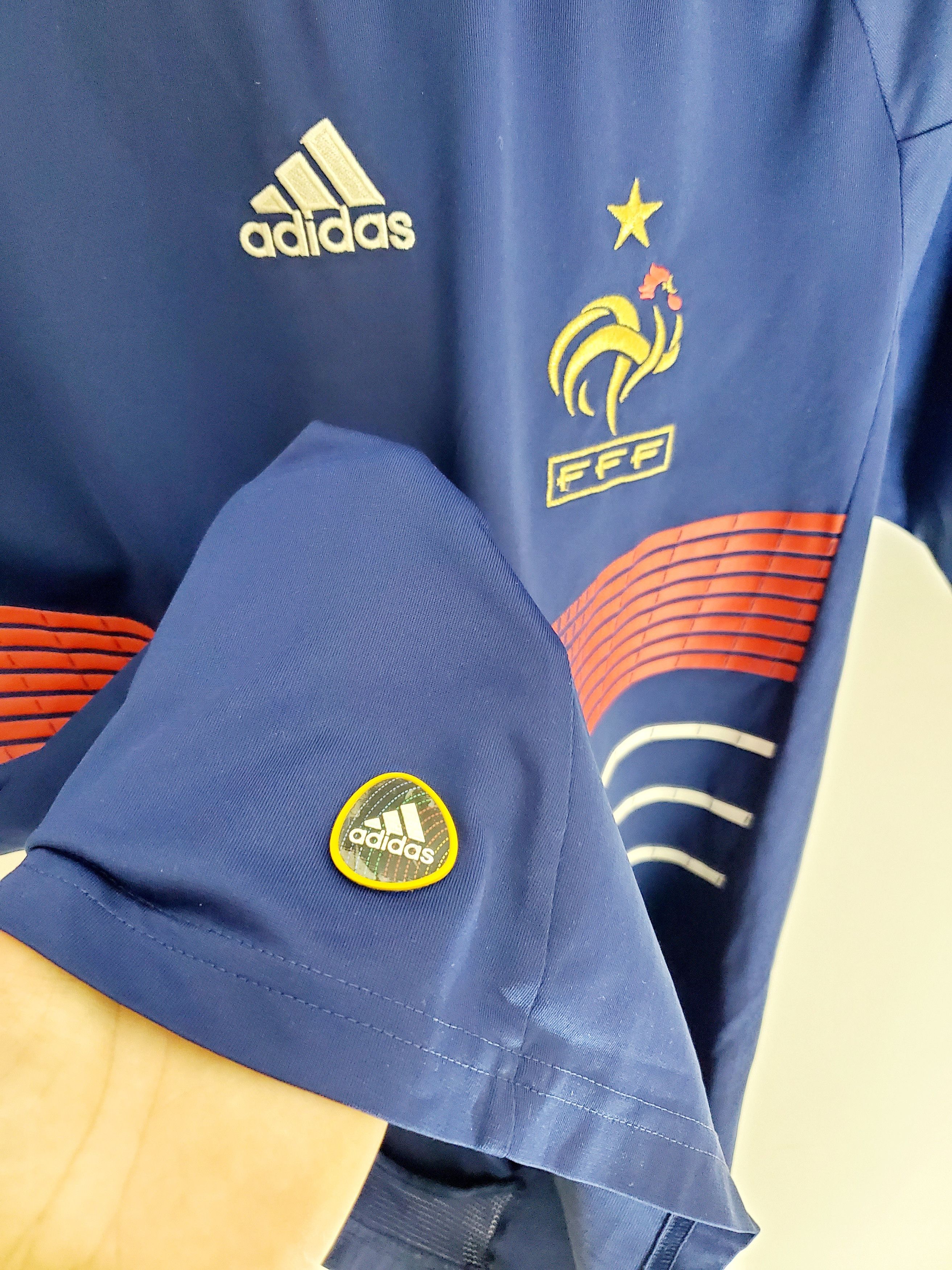 Adidas × Vintage Vintage FRANCE Adidas 2009 2010 HOME soccer jersey M Size US M / EU 48-50 / 2 - 3 Thumbnail