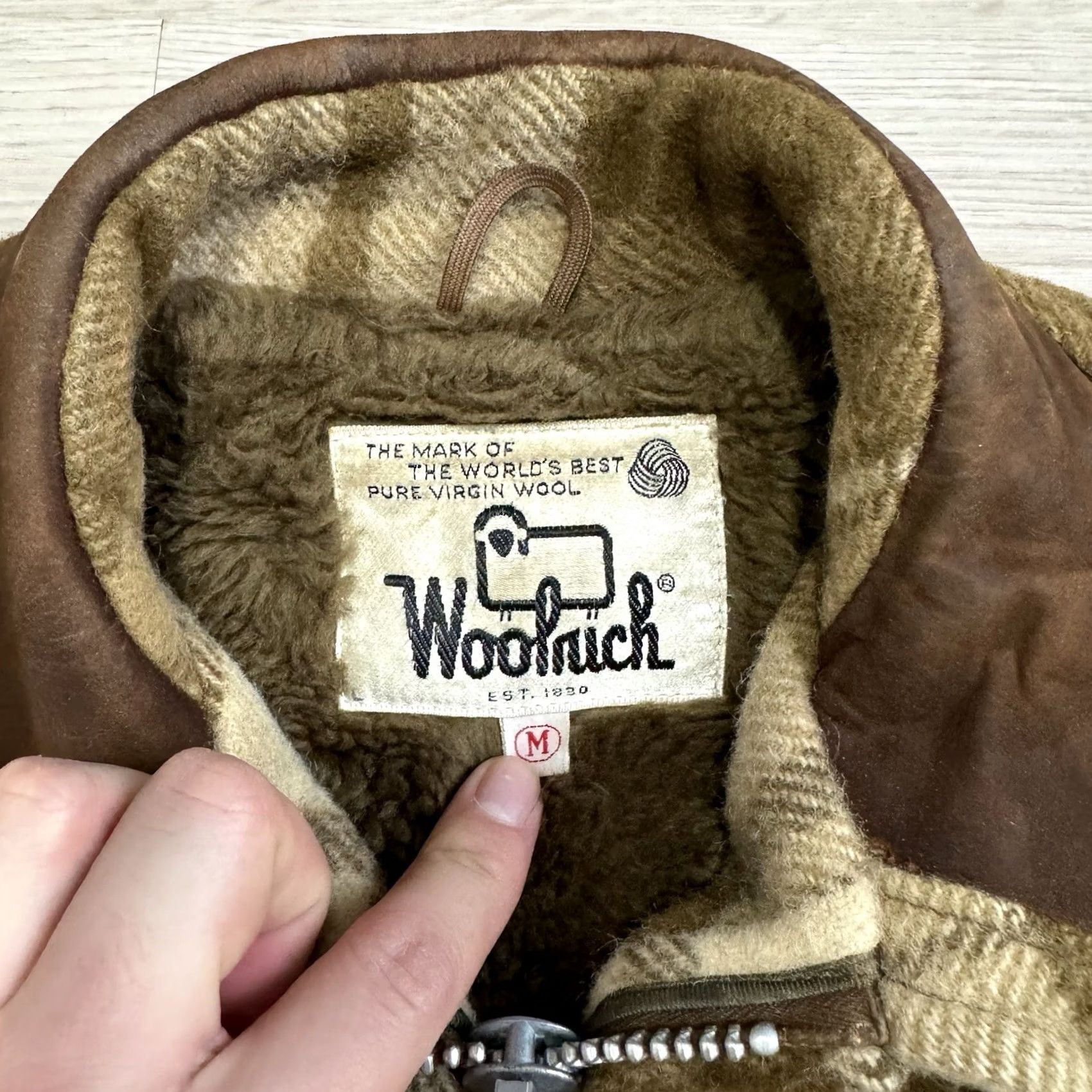 Vintage VINTAGE Woolrich Coat or Jacket Wool Plaid 3-in-1 Wool Blanket Lined Mid-Length Brown Mens M Size US M / EU 48-50 / 2 - 6 Thumbnail