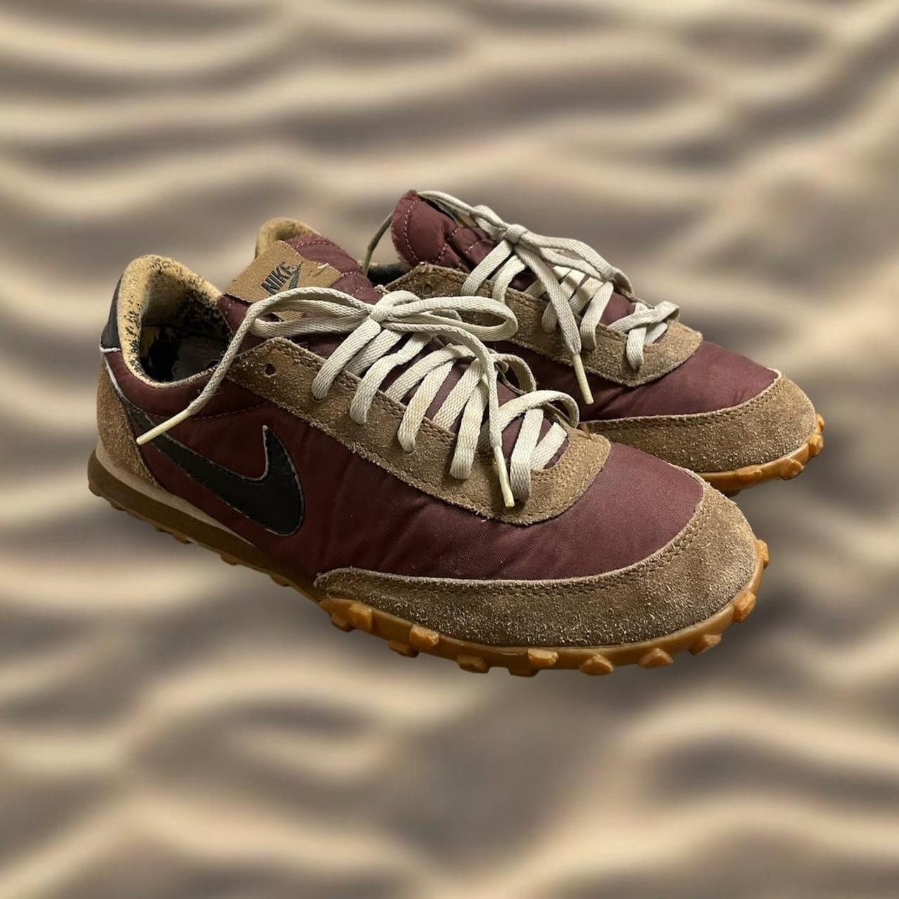 image of Junya Watanabe 2003 Waffle Racers Shoes in Black/Brown, Men's (Size 9)