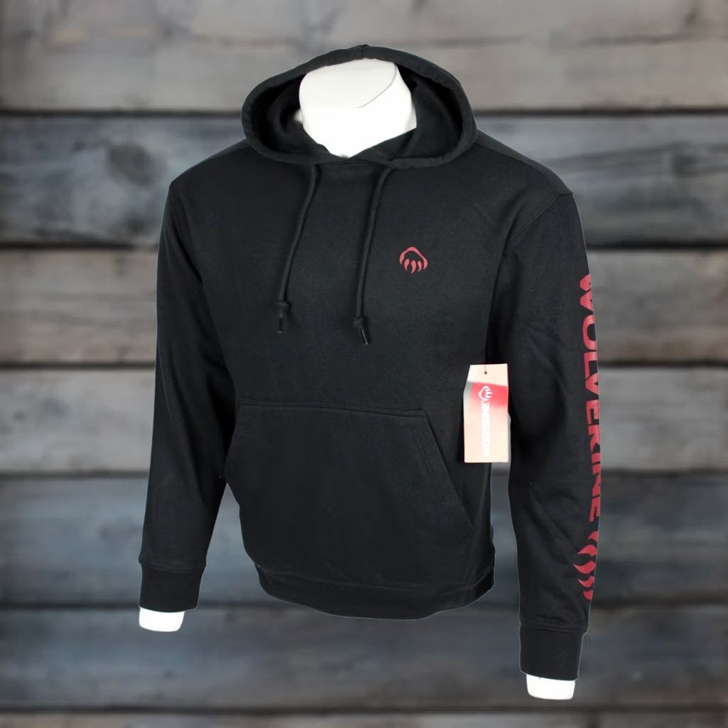 Vintage Wolverine Men's Graphic Hoodie S Small Black Hoodie Size US S / EU 44-46 / 1 - 1 Thumbnail
