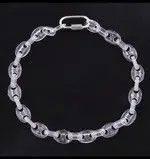 Jewelry Transparent Chain Lock Necklace Size ONE SIZE - 2 Thumbnail