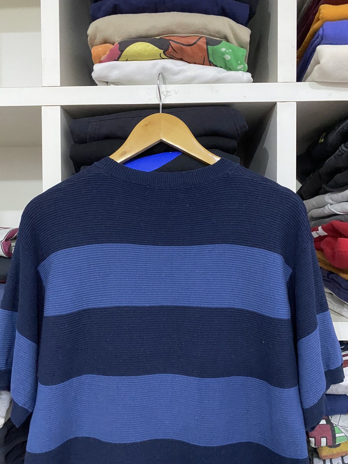 Japanese Brand Back Number Stripe Tee Size US M / EU 48-50 / 2 - 8 Thumbnail