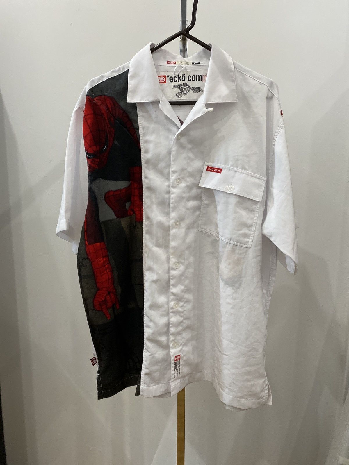 Ecko Unltd. Y2K Ecko Unltd x Spiderman Button Up Shirt Size US L / EU 52-54 / 3 - 4 Thumbnail