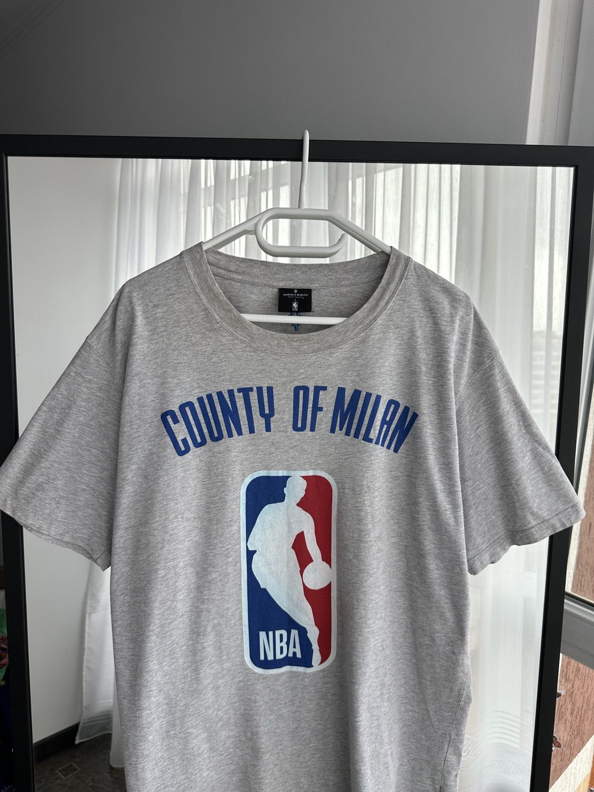 Marcelo Burlon × NBA × Vintage VTG Marcelo Burlon County of Milan x NBA Big Logo T-shirt Size US XL / EU 56 / 4 - 2 Thumbnail