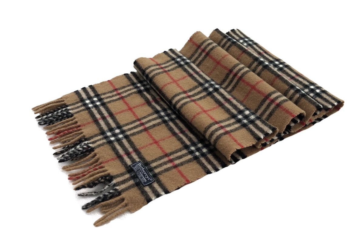 Burberry Vintage Burberrys Of London Lambswool Scarf Made In England Size ONE SIZE - 2 Thumbnail