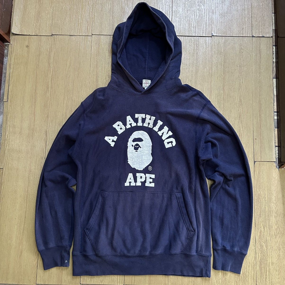 Bape College Pullover Hoodie Size US M / EU 48-50 / 2 - 1 Thumbnail