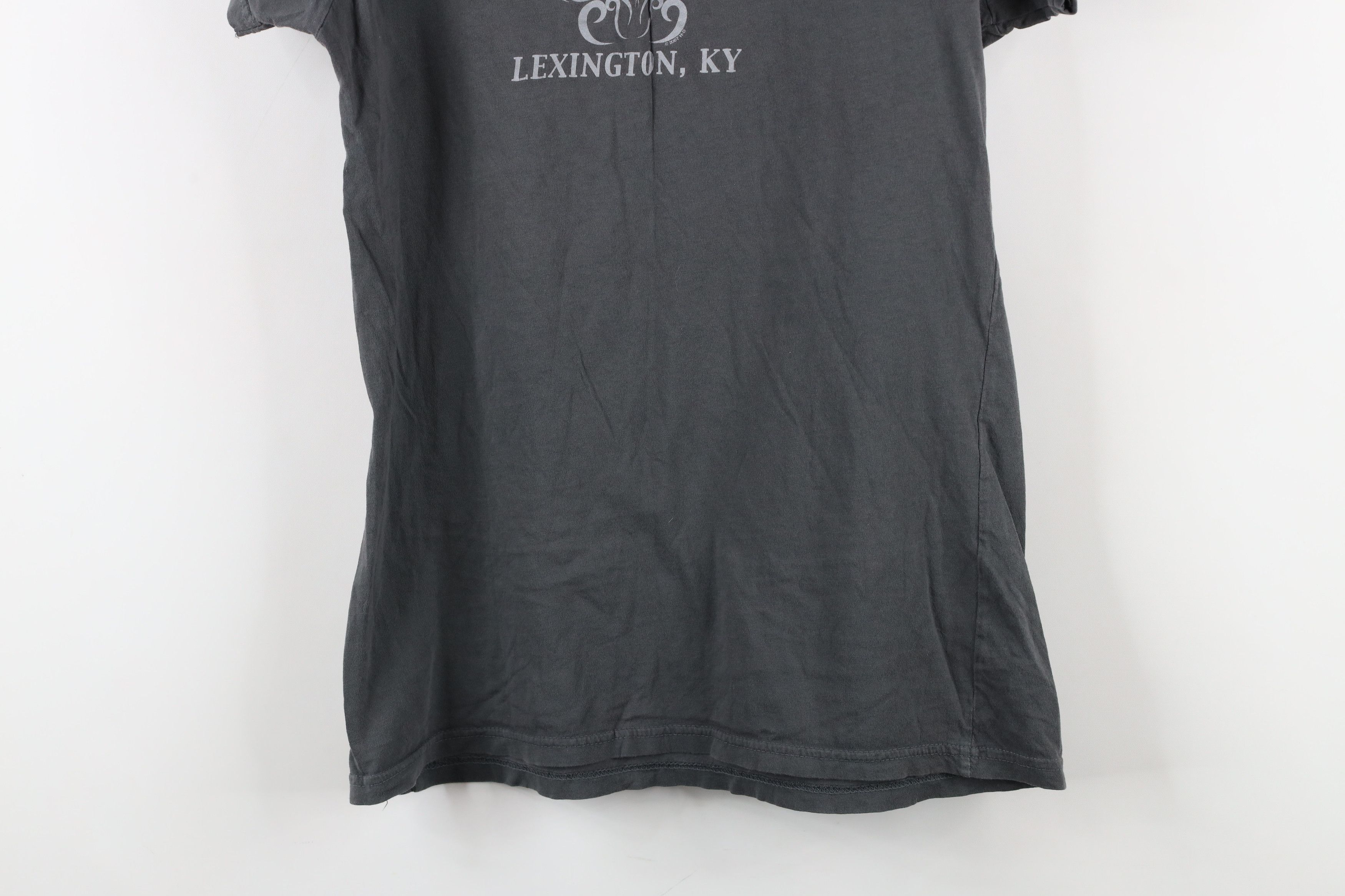 Harley Davidson × Vintage Vintage Y2K Harley Davidson Spell Tribal T-Shirt Gray Cotton Size L / US 10 / IT 46 - 13 Thumbnail