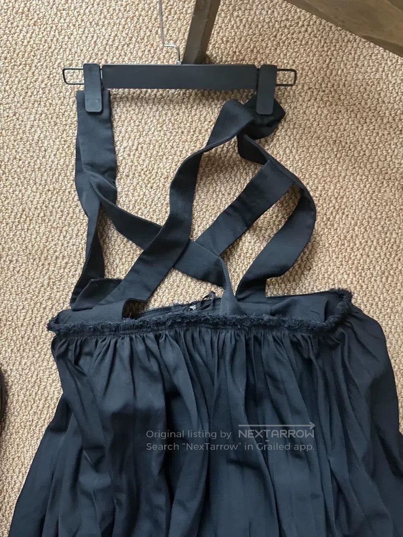Comme des Garcons Comme des Garcons Black pleated suspender skirt Size S / US 4 / IT 40 - 3 Thumbnail