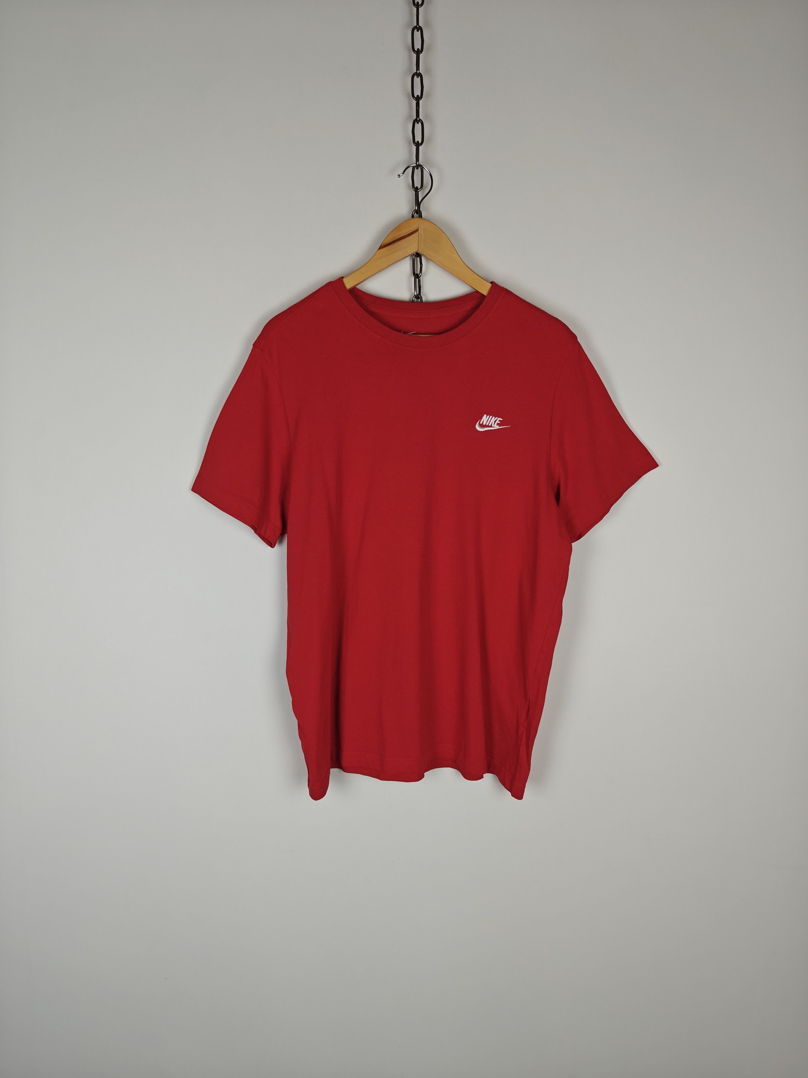 Nike Nike Basic T-Shirt Logo Red Tee size L Size US L / EU 52-54 / 3 - 1 Thumbnail