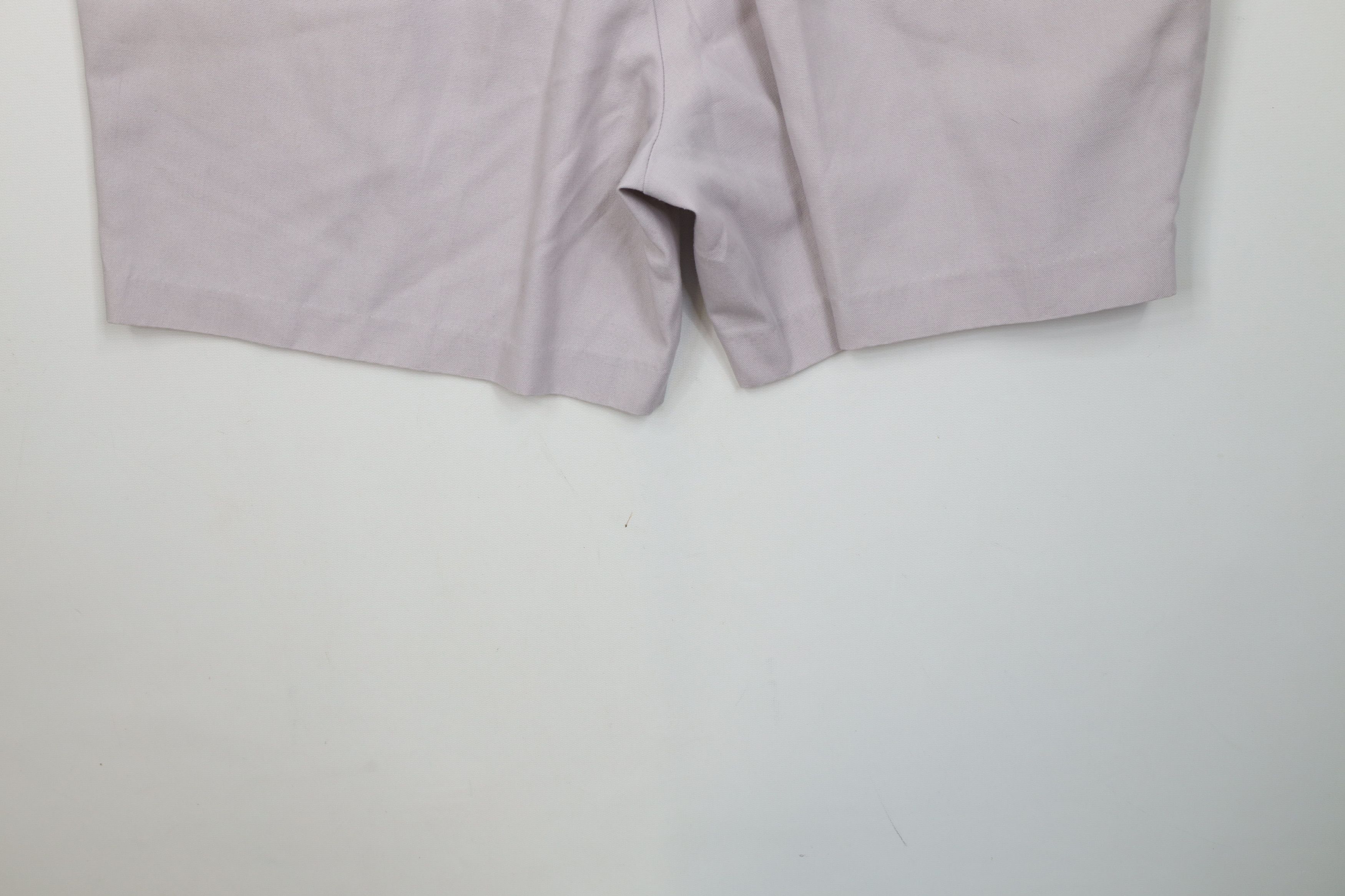 Vintage Vintage 70s Streetwear Above Knee Chino Shorts Light Purple Size US 36 / EU 52 - 12 Thumbnail