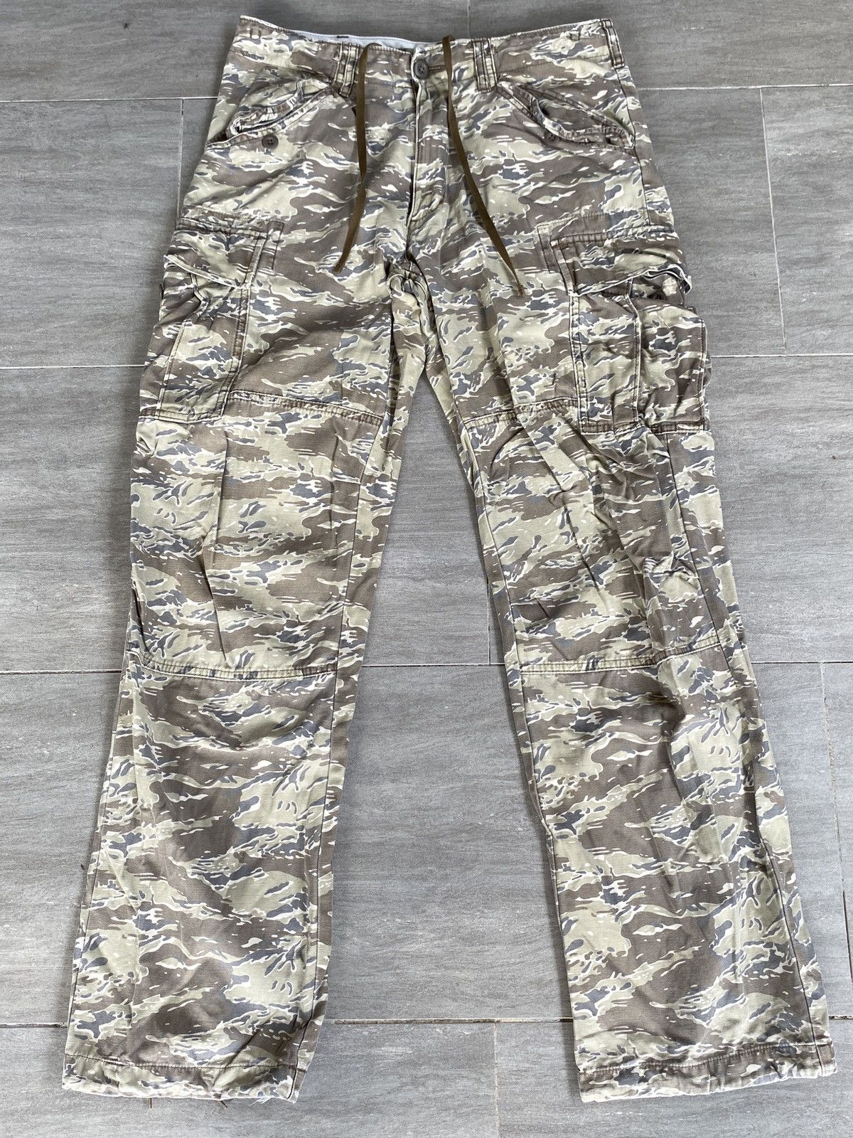 image of Niceuniqlo Tiger Stripe Camo Military Cargo Pant, Men's (Size 32)