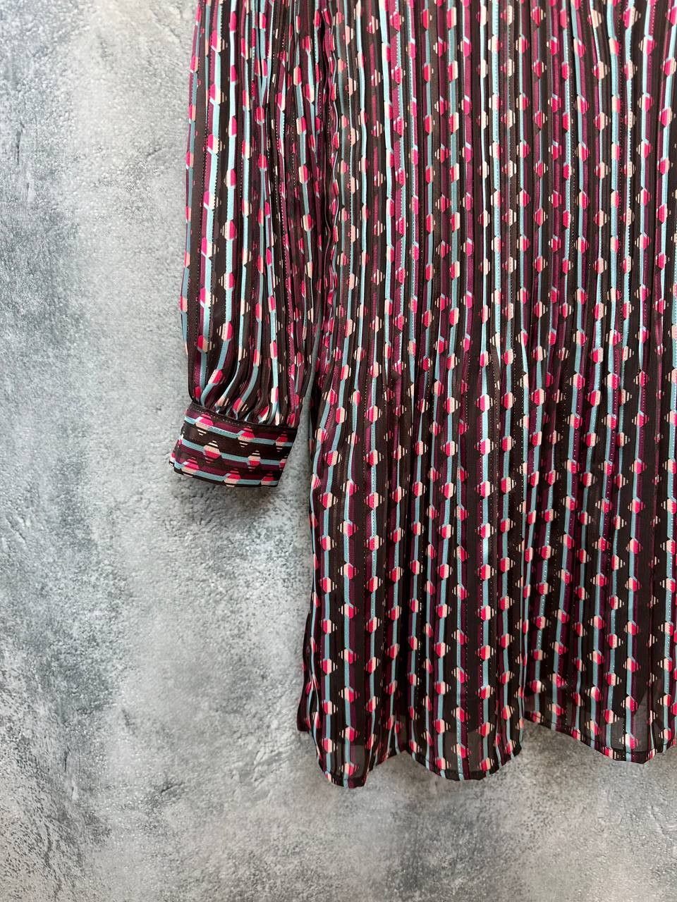 Reiss Reiss Celia Plated Midi Dress Crew Neck Size M / US 6-8 / IT 42-44 - 7 Thumbnail