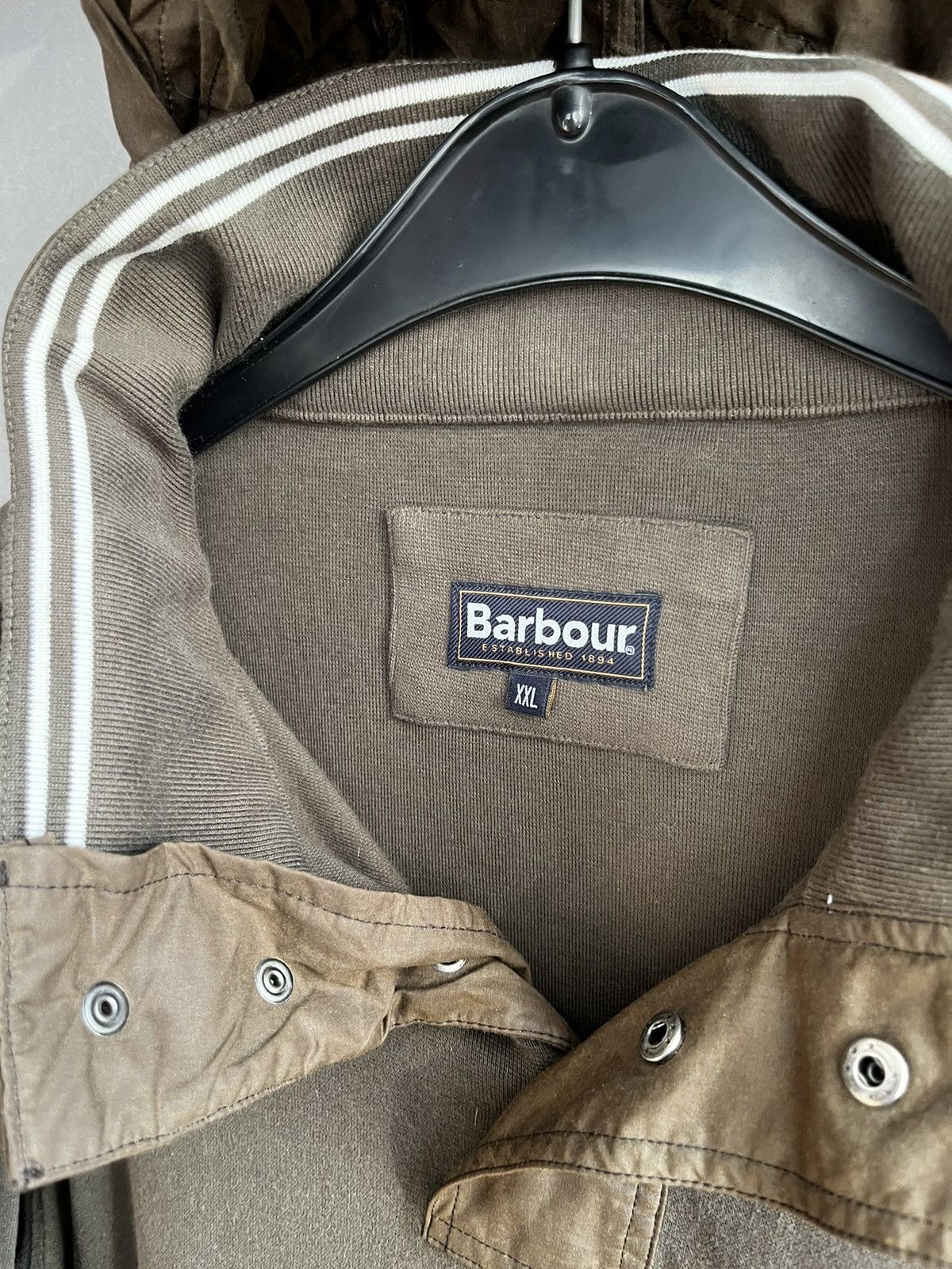 Barbour × Vintage Barbour John Dasbour & Sons hoodie wax vintage Size US XXL / EU 58 / 5 - 2 Thumbnail