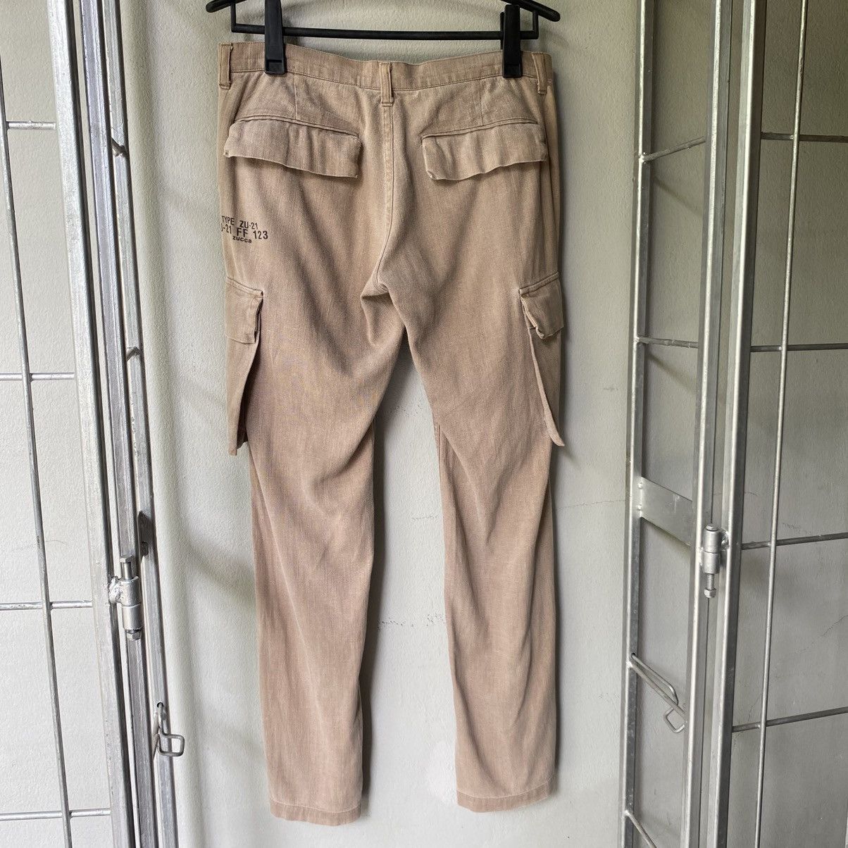 Zucca ZUCCA Khaki Straight-Leg Cargo Pants Size US 33 - 2 Thumbnail
