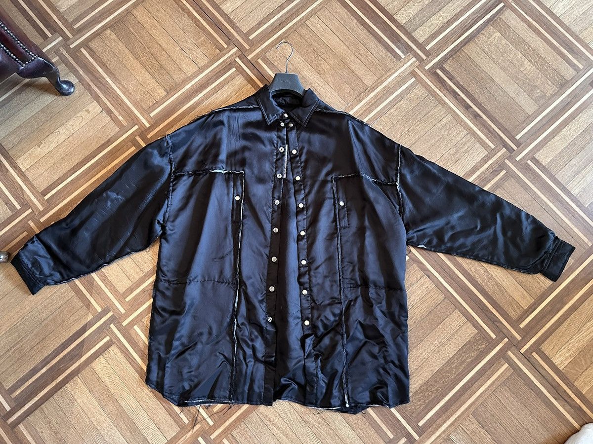 Rick Owens Rick Owens FW22 oversized distressed puffer shirt Size US L / EU 52-54 / 3 - 1 Thumbnail