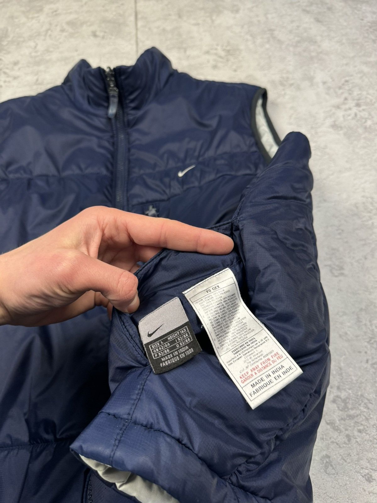 Nike Nike Vintage Reversible Vest Lightweight Streetwear Size L Size US L / EU 52-54 / 3 - 17 Thumbnail