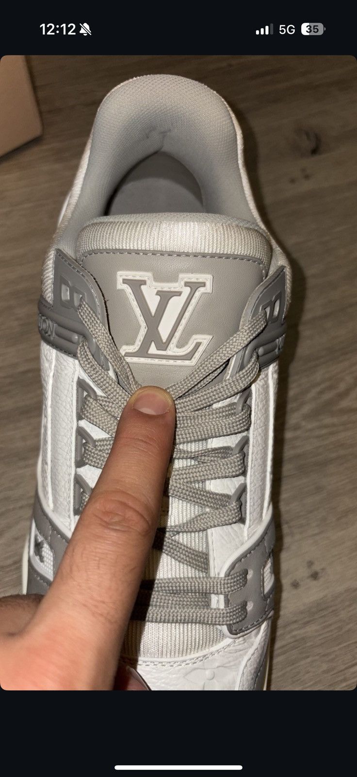 Louis Vuitton Louis Vuitton Grey Sneakers Size US 9 / EU 42 - 6 Thumbnail