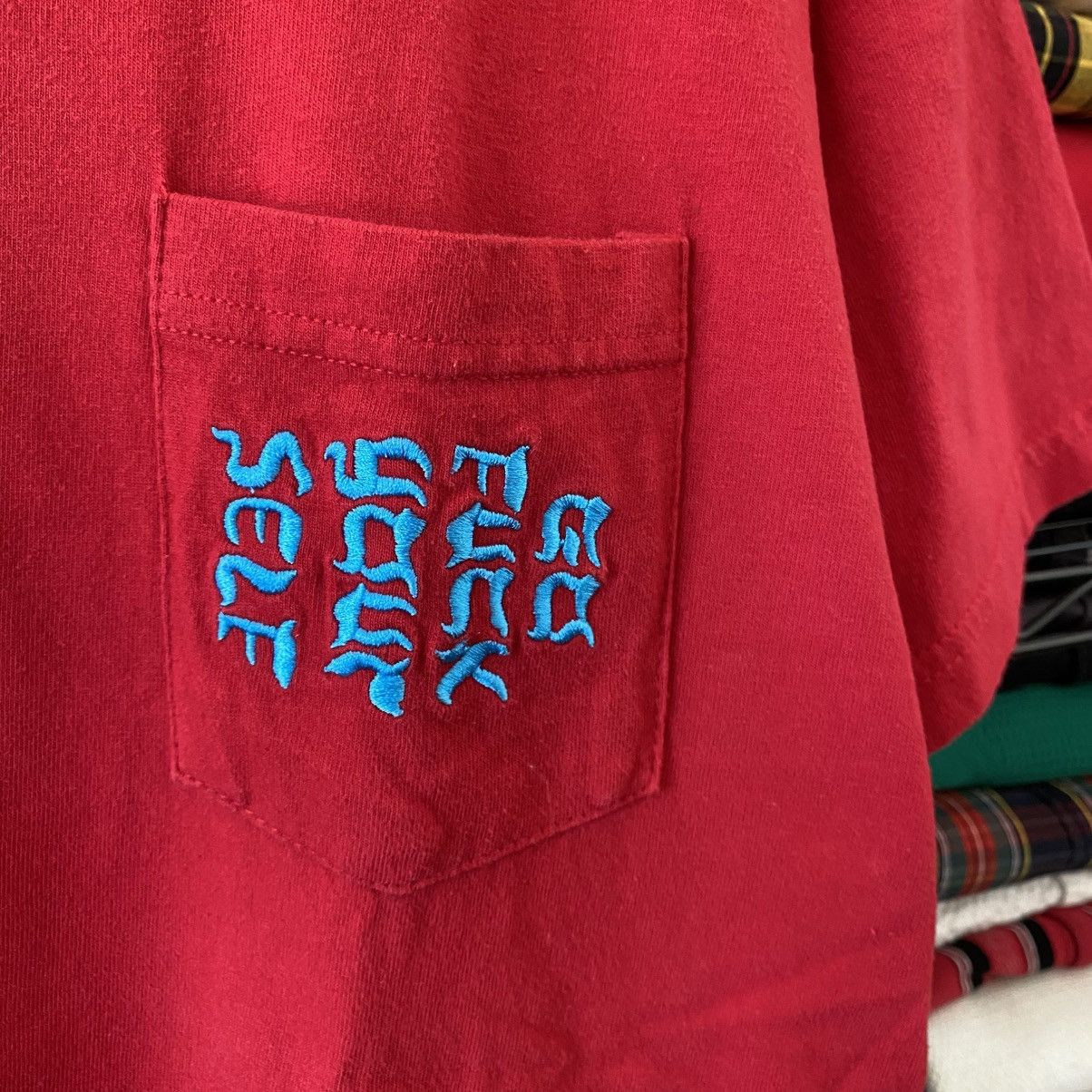 Supreme Supreme Go F*ck Yourself Pocket T-Shirt Red 2017 Designer Size US L / EU 52-54 / 3 - 3 Thumbnail