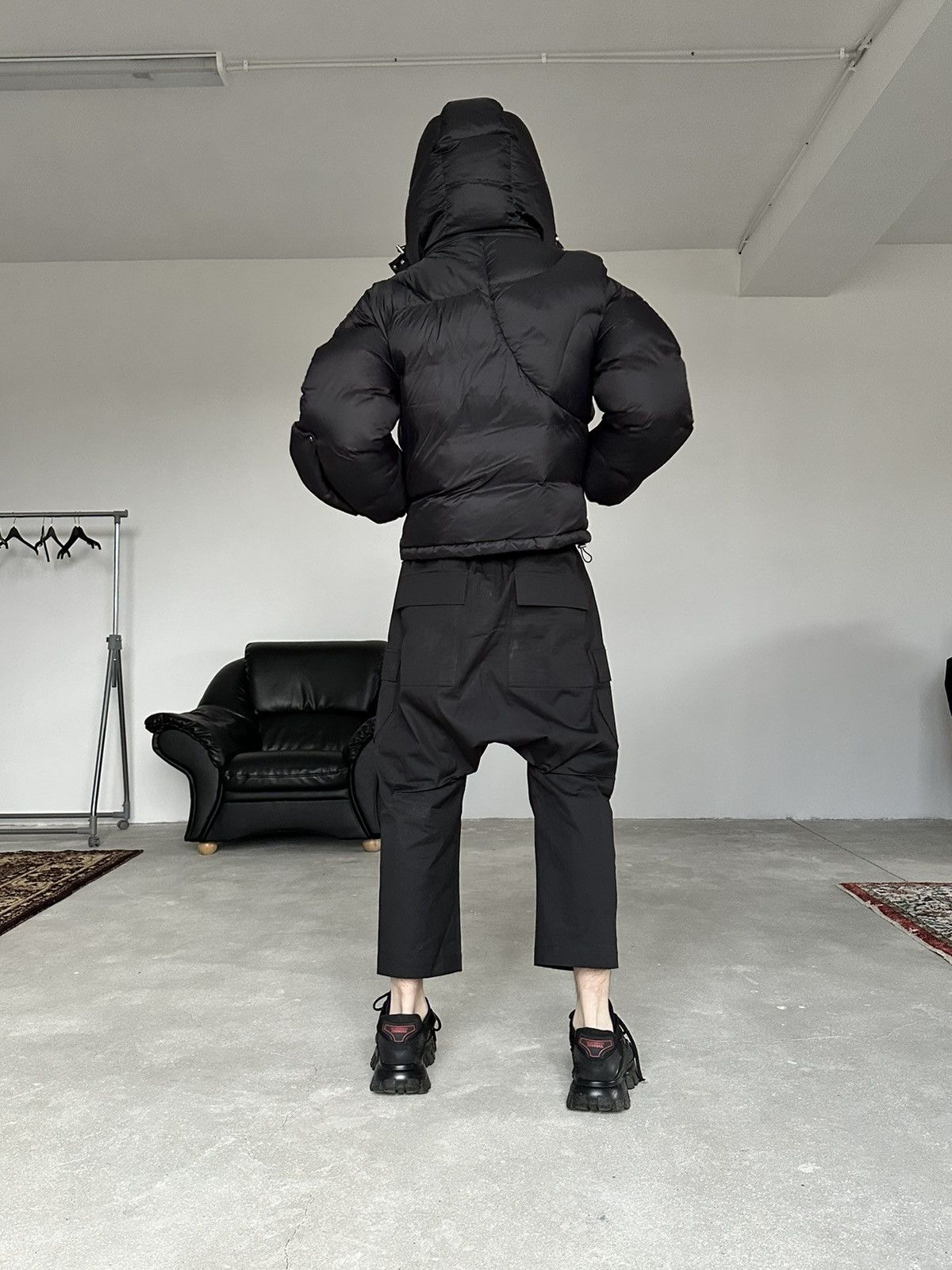 Rick Owens RICK OWENS CROPPED CARGO PANTS Size US 32 / EU 48 - 5 Thumbnail