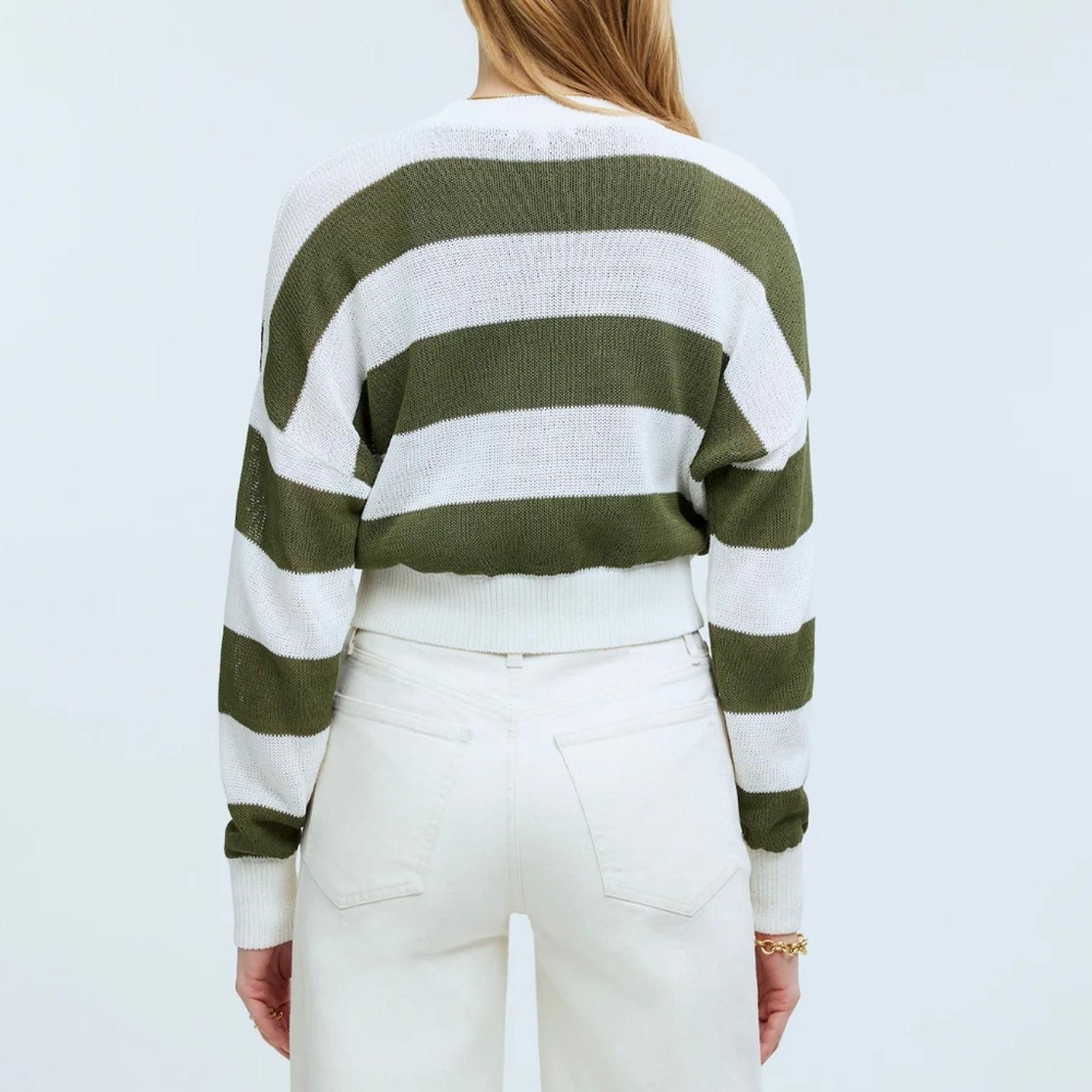Madewell Madewell Loose-Knit Crewneck Sweater Size XS / US 0-2 / IT 36-38 - 10 Thumbnail