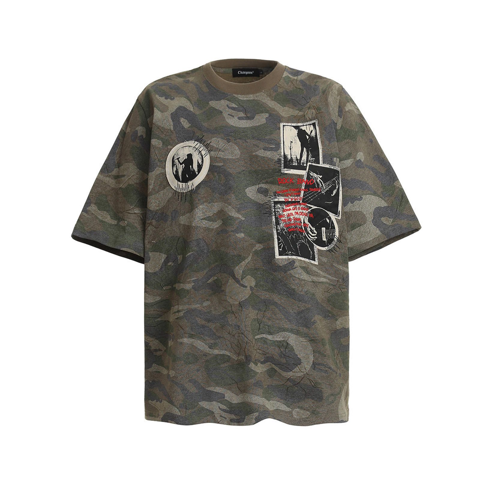 Other Camouflage Graphic Print Oversized T-Shirt Size US M / EU 48-50 / 2 - 1 Thumbnail