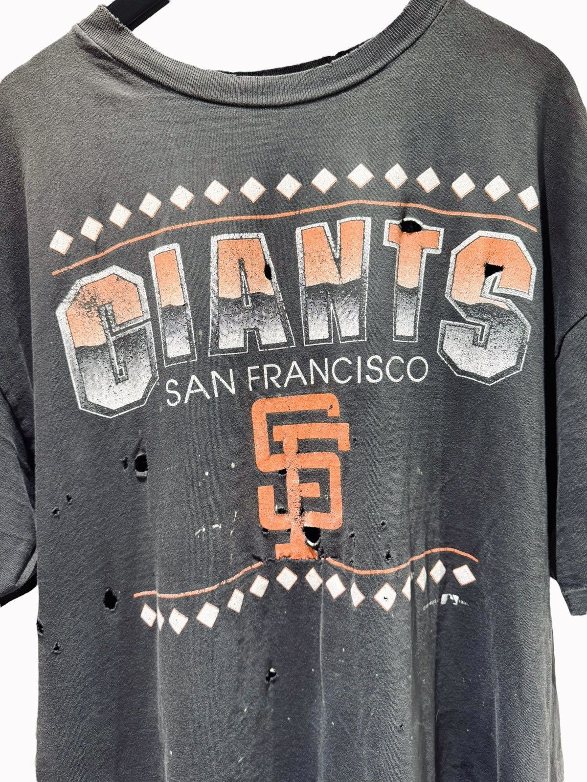 MLB Thrashed and Faded Vintage San Francisco Giants Tee Size US XXL / EU 58 / 5 - 3 Thumbnail