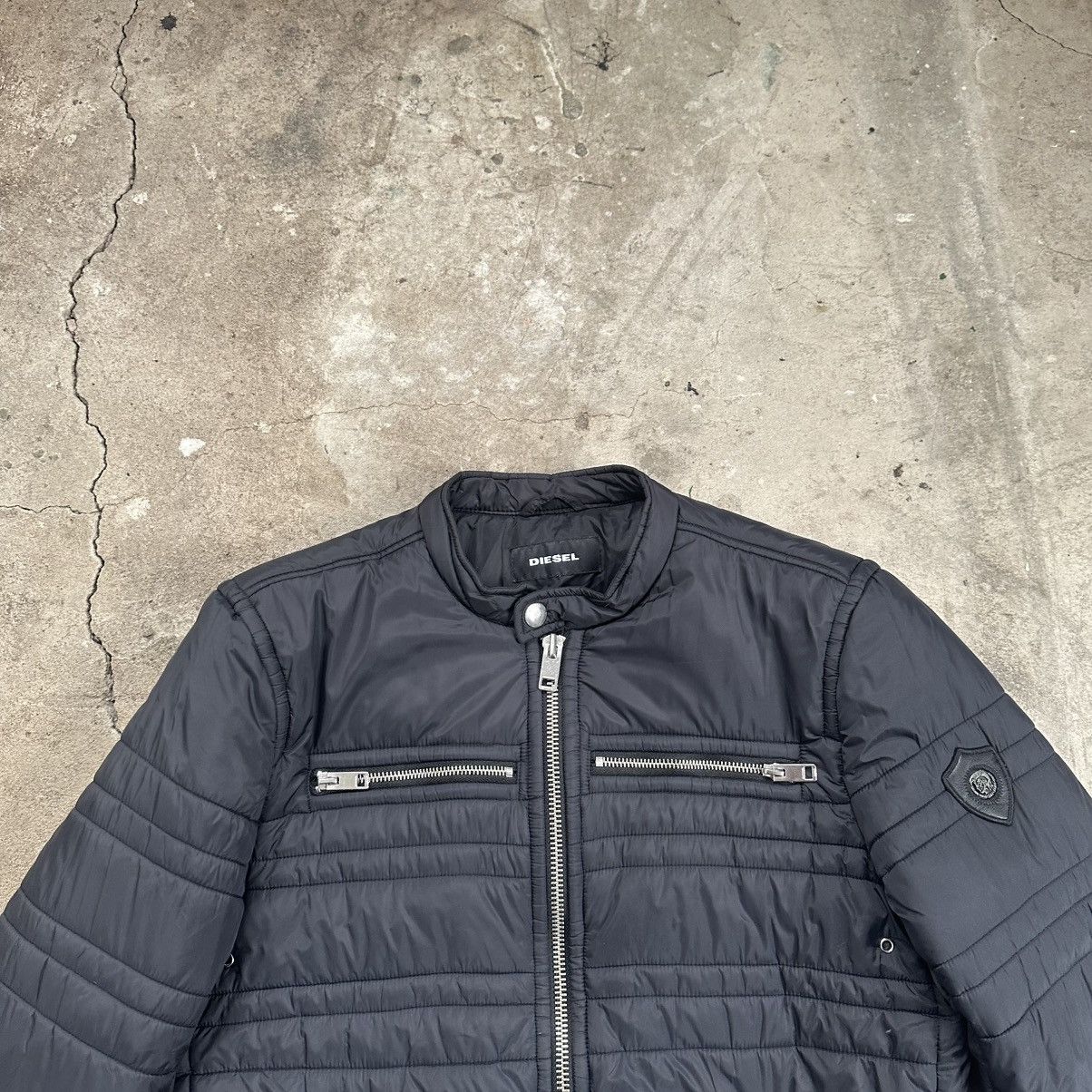 Diesel Diesel biker bomber jacket in black mens M avantgarde Size US M / EU 48-50 / 2 - 4 Thumbnail